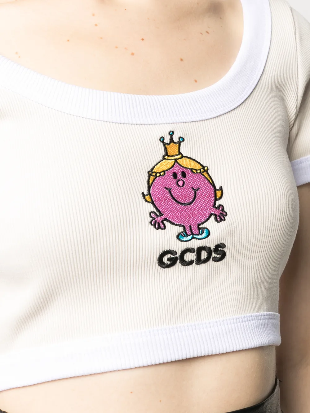 фото Gcds укороченная футболка little miss princess