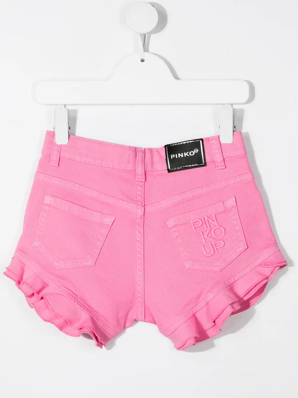 фото Pinko kids джинсовые шорты с оборками