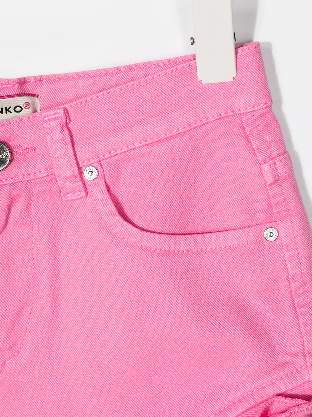 фото Pinko kids джинсовые шорты с оборками