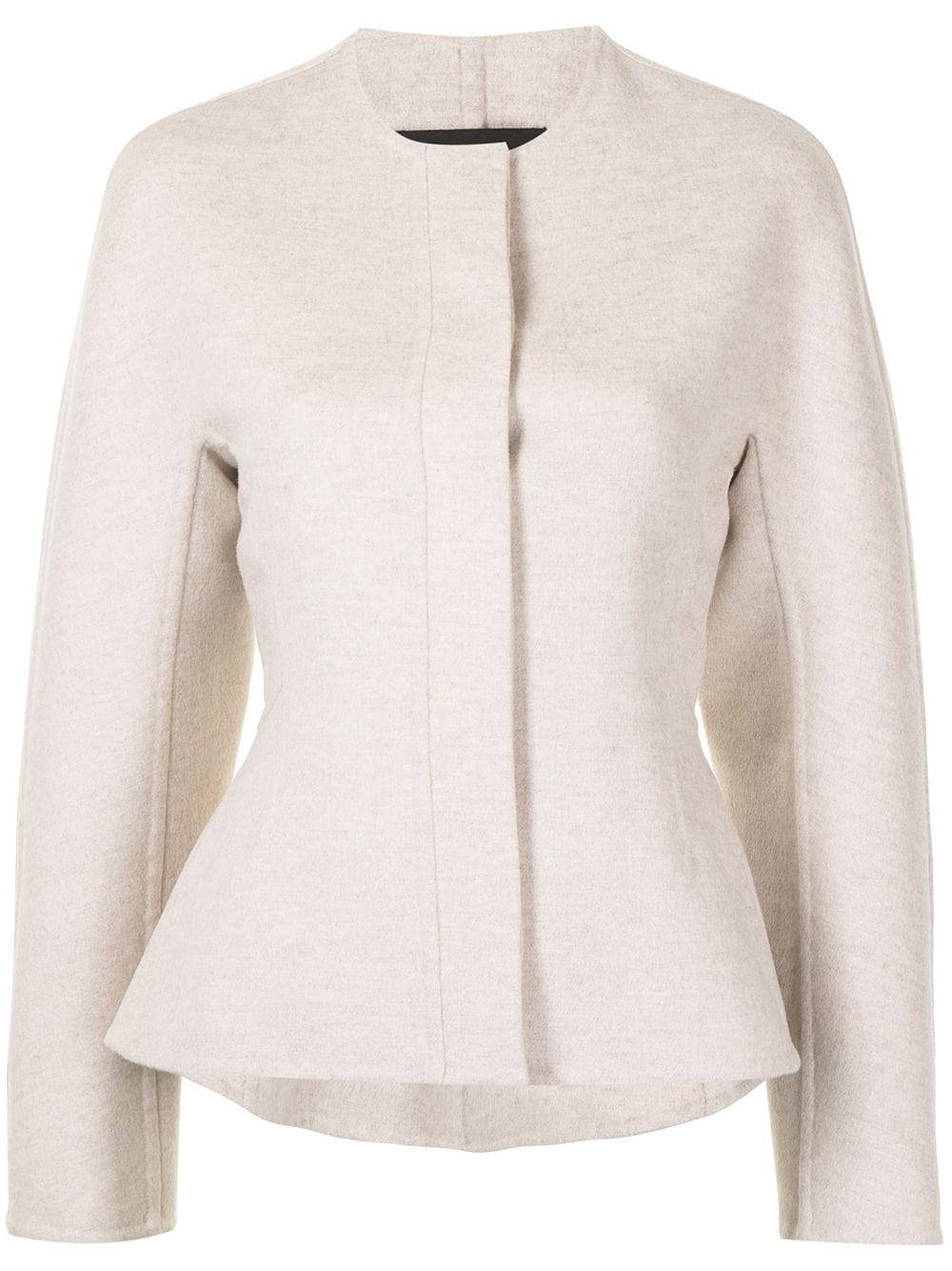 Proenza Schouler Long sleeve Peplum Jacket In Nude ModeSens