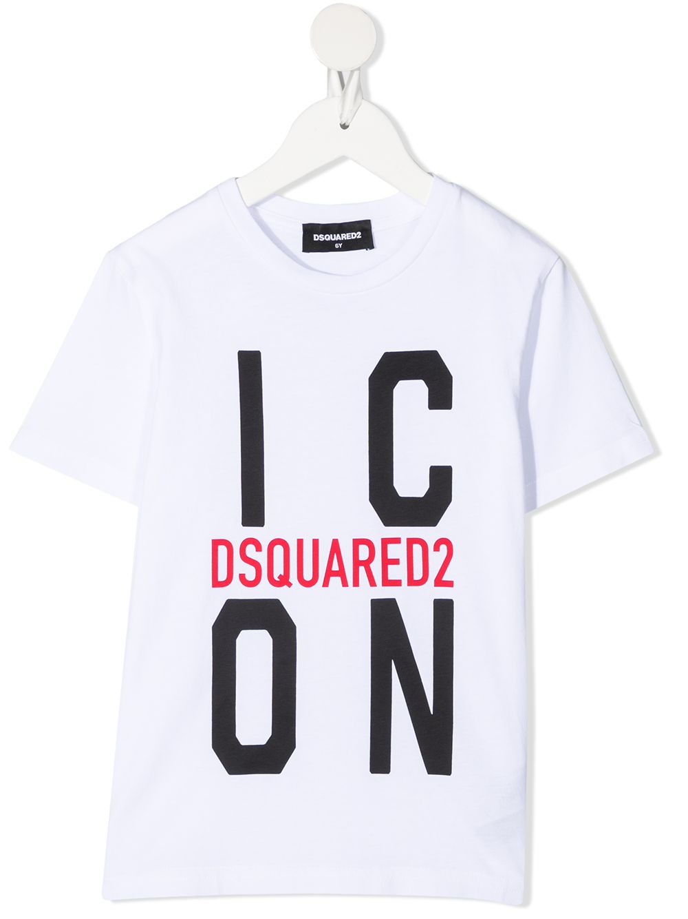 фото Dsquared2 kids футболка с короткими рукавами и логотипом