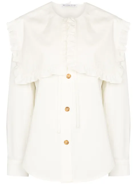 Rejina Pyo Tate frill-collar shirt