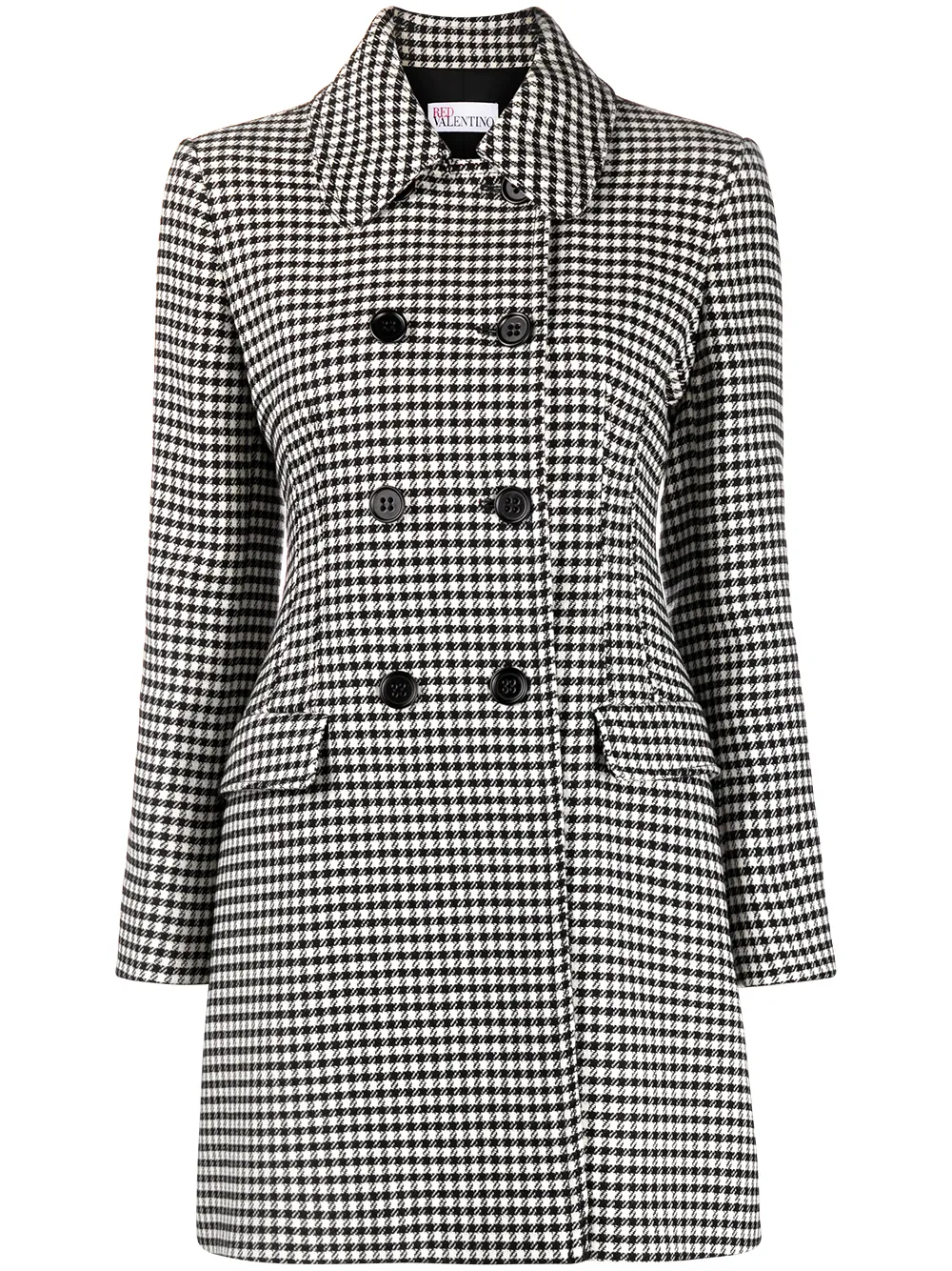 фото Red valentino короткое двубортное пальто