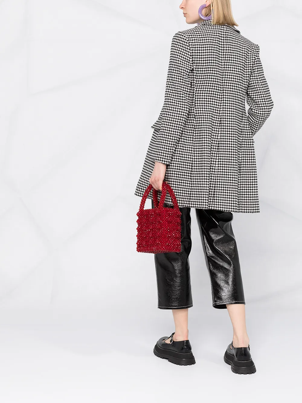 фото Red valentino короткое двубортное пальто