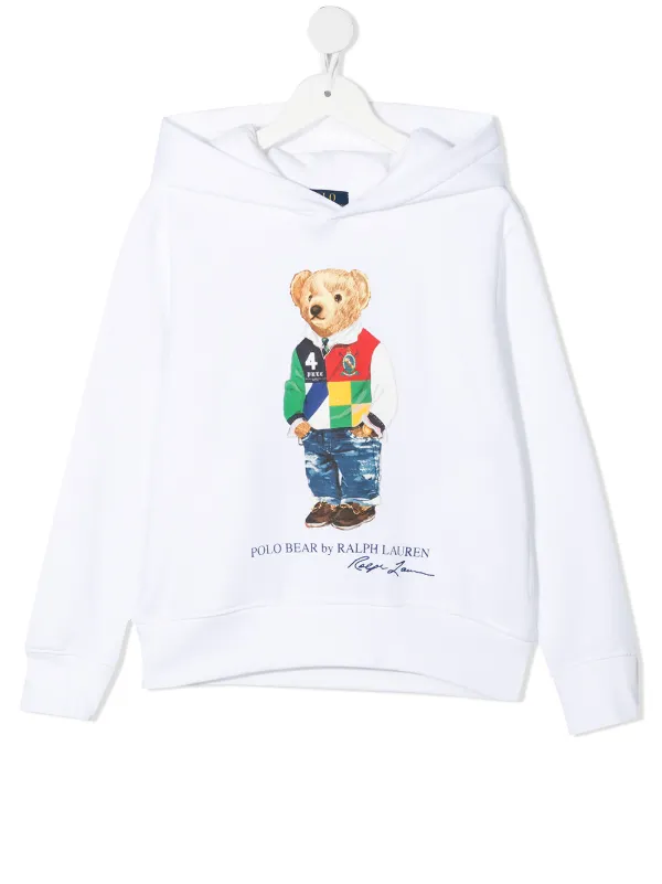polo bear fleece pullover