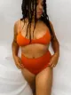 Oséree eco spaghetti strap bra top