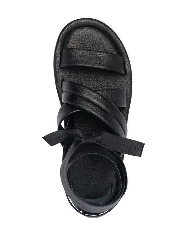 Black leather best sale gladiator sandals