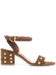 Image 1 of Gianvito Rossi studded block-heel sandals