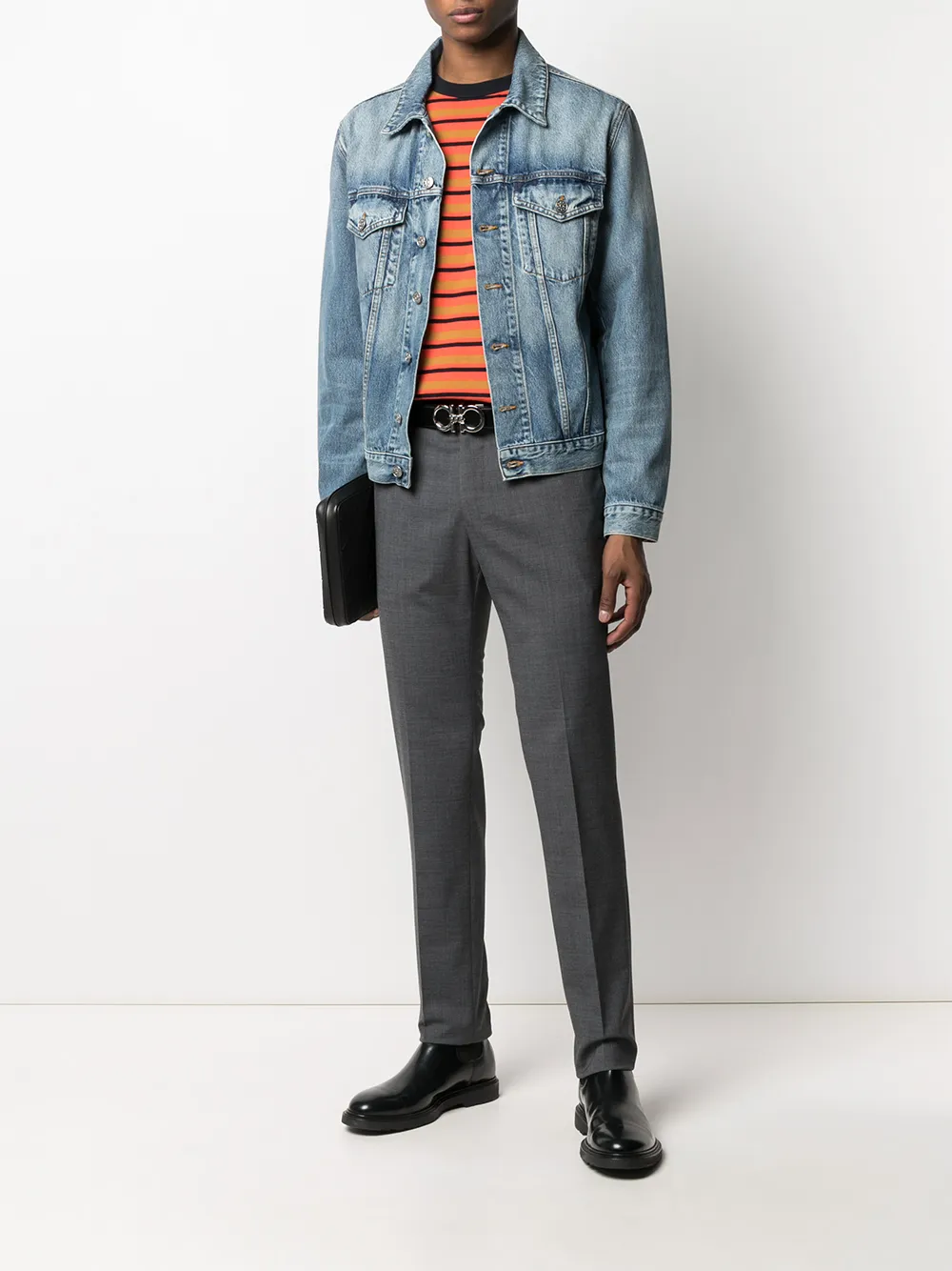 фото Pt01 узкие брюки строгого кроя