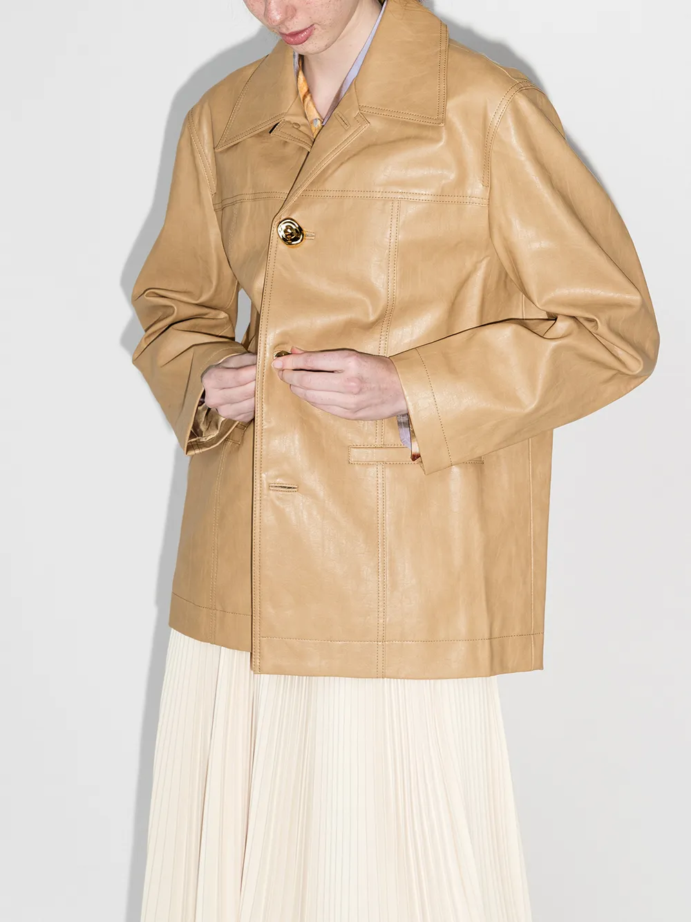 Image 2 of Rejina Pyo Cameron faux-leather jacket