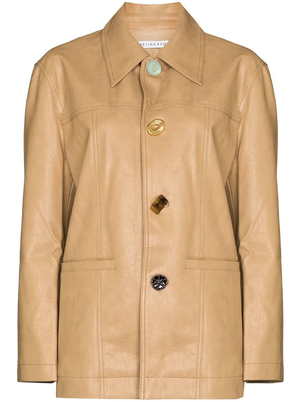 Image 1 of Rejina Pyo Cameron faux-leather jacket