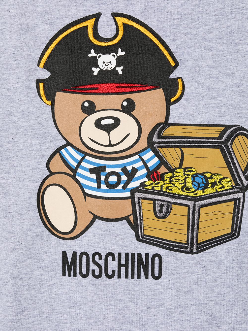 фото Moschino kids футболка с принтом teddy bear