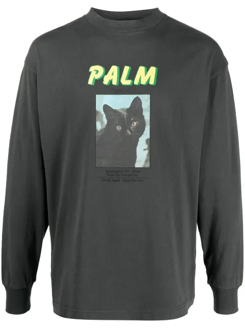 Palm Angels sudadera con estampado gráfico