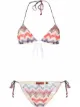 Image 1 of Missoni Mare chevron-knit triangle-cup bikini set