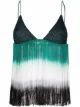Image 1 of Missoni Mare zigzag-knit frayed top