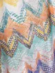 Missoni Mare zigzag-knit empire-line dress