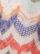 Missoni Mare chevron-knit V-neck one-piece