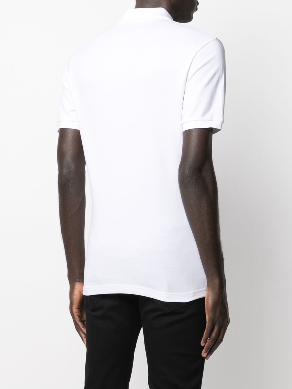 фото Moschino рубашка поло с короткими рукавами и логотипом