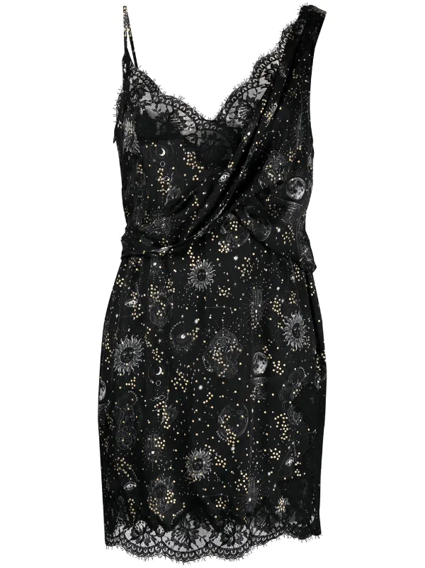 celestial print dress