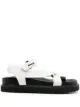 Image 1 of Moncler touch-strap flat sandals