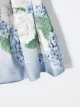 Monnalisa floral-print mini skirt