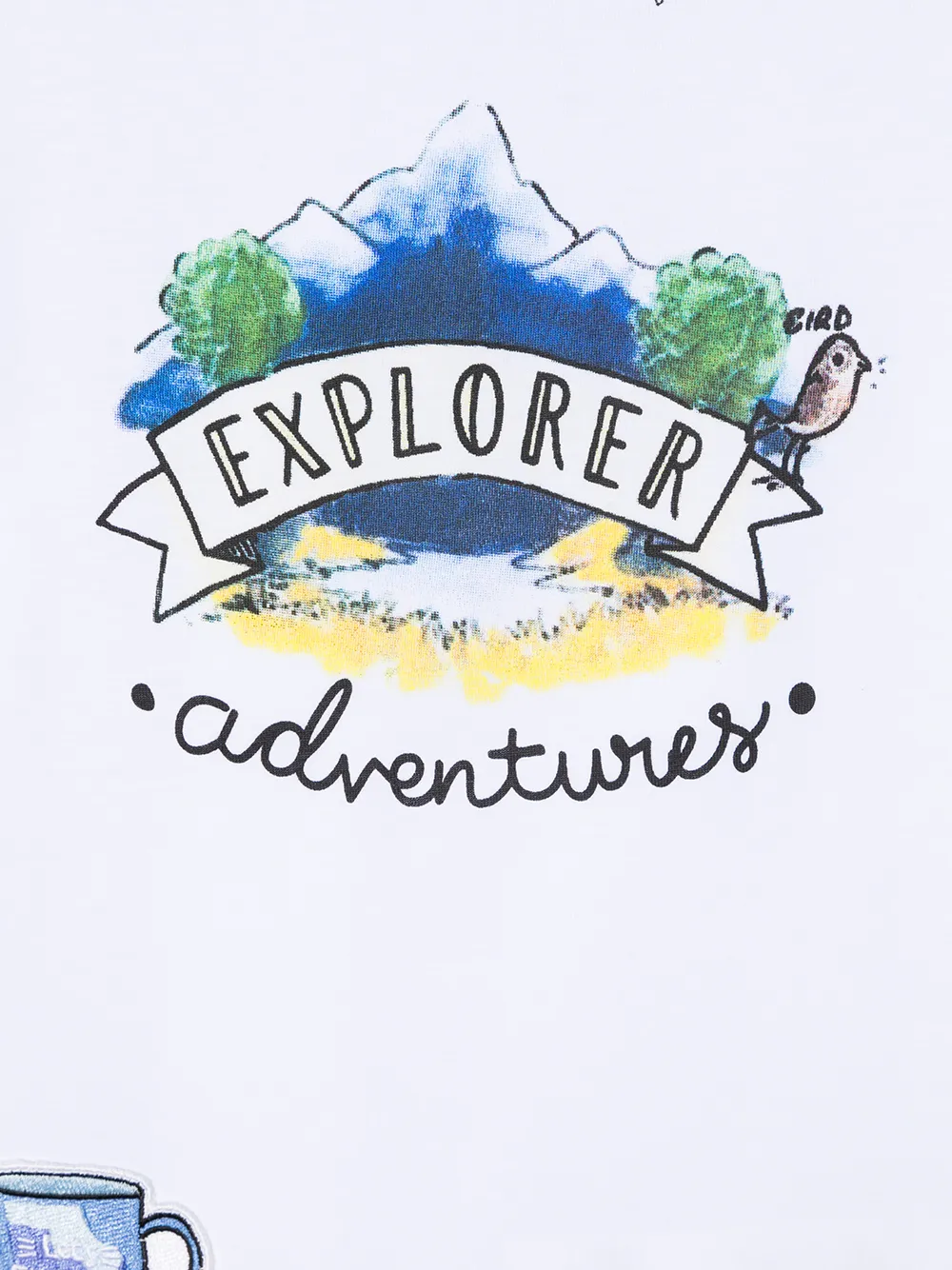 фото Monnalisa футболка с графичным принтом