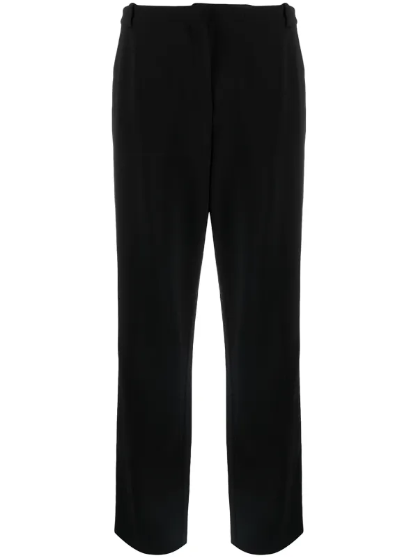 Hermès Pre-Owned straight-leg Wool Trousers | Black | FARFETCH IL
