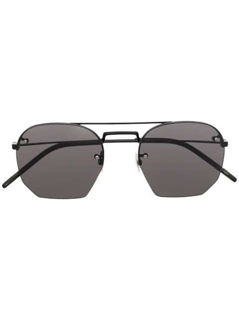 Saint Laurent Eyewear SL 422 hexagonal lens sunglasses