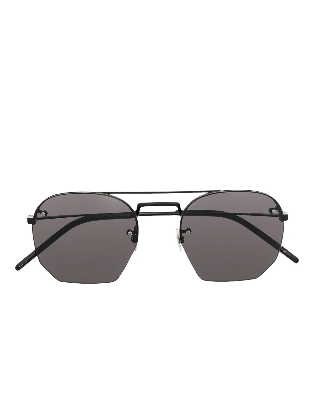 Saint Laurent Eyewear lentes de sol SL 422 con lente hexagonal | negro | Image 1