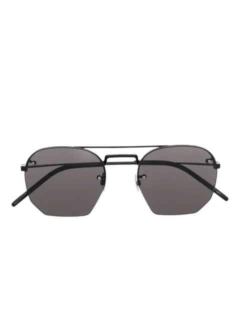 Saint Laurent Eyewear SL 422 hexagonal-lens sunglasses