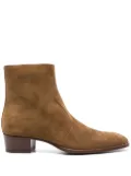 Saint Laurent Wyatt boots - Neutrals