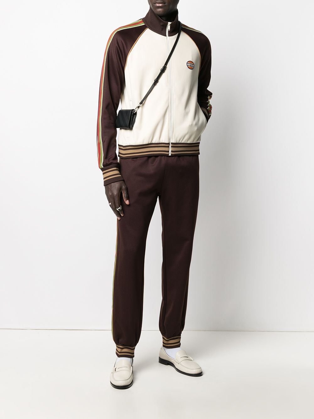 фото Gucci куртка на молнии с отделкой web