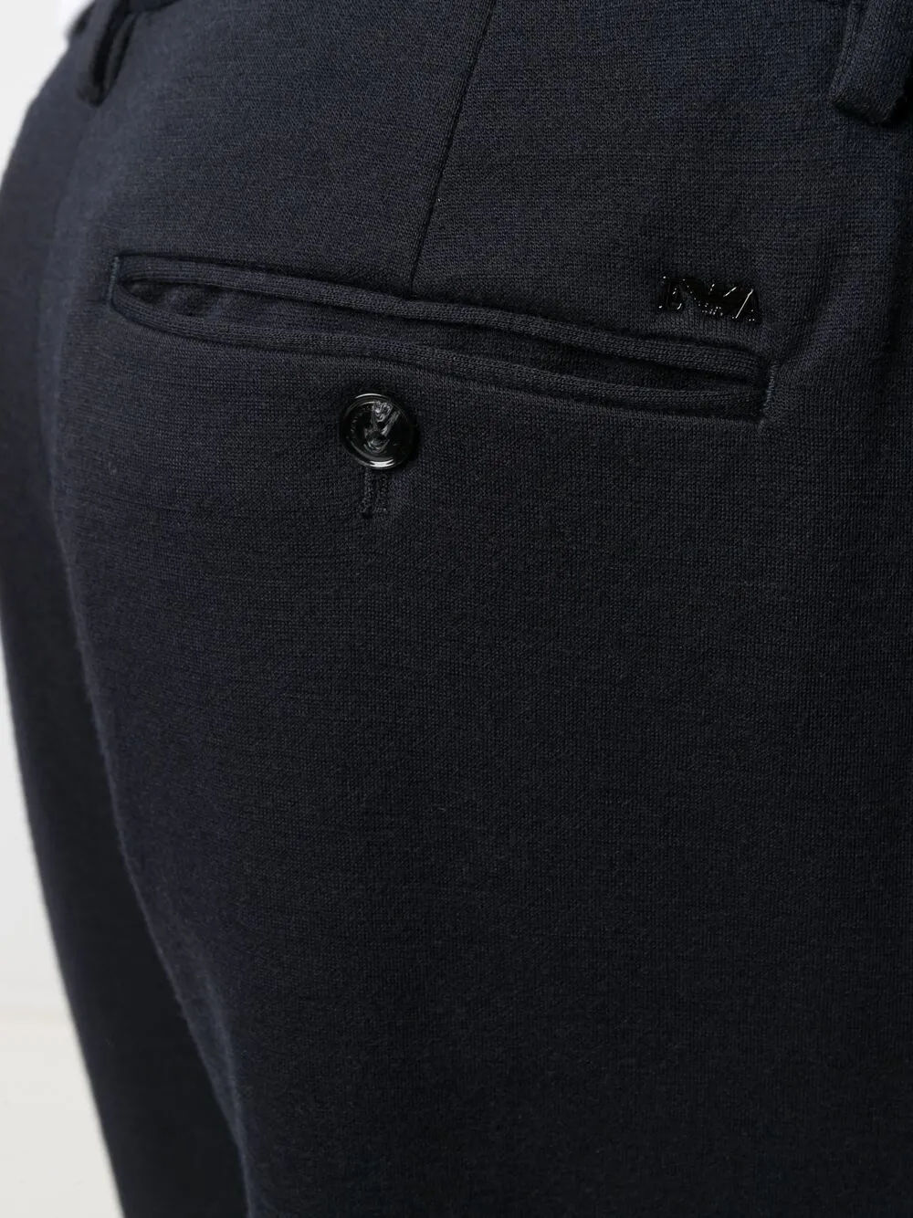 фото Emporio armani зауженные брюки с подворотами