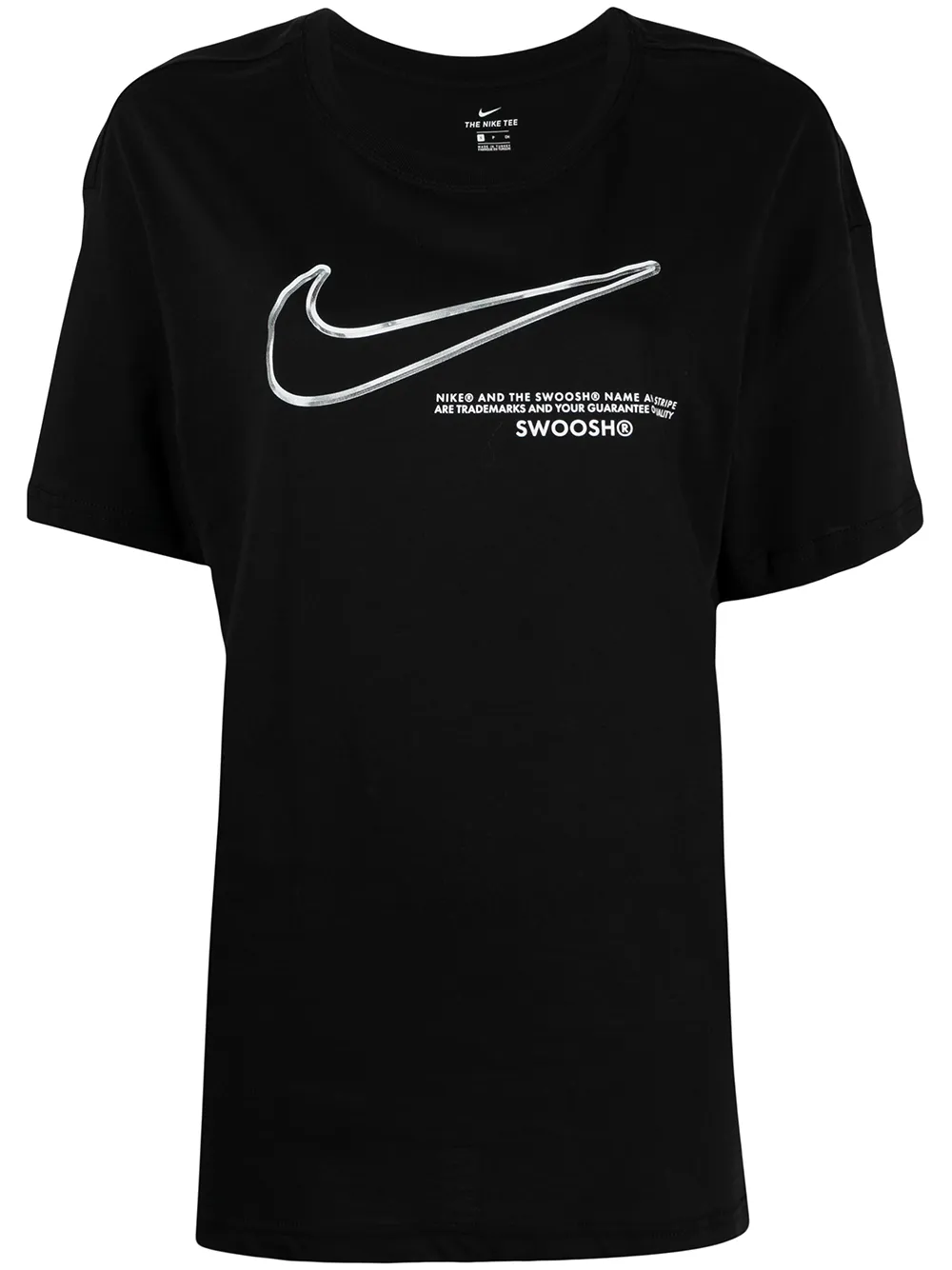 фото Nike футболка с принтом swoosh