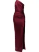 Image 1 of Michelle Mason one-shoulder silk gown