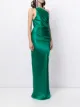 Michelle Mason asymmetric gathered gown