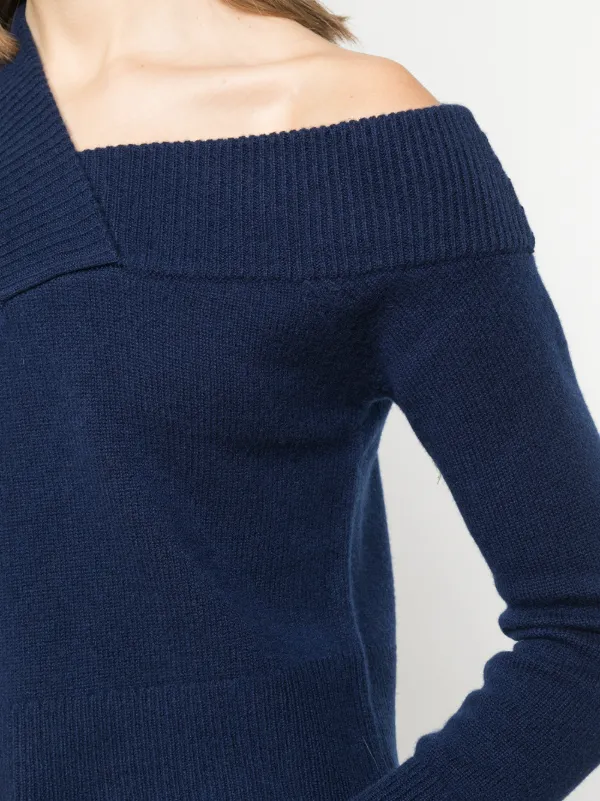 michelle mason off the shoulder sweater dress