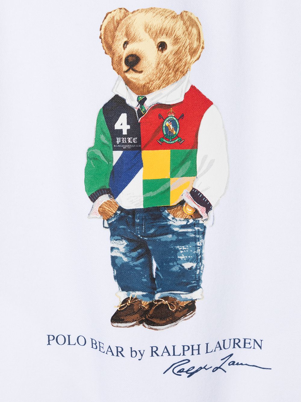 фото Ralph lauren kids худи с принтом polo bear