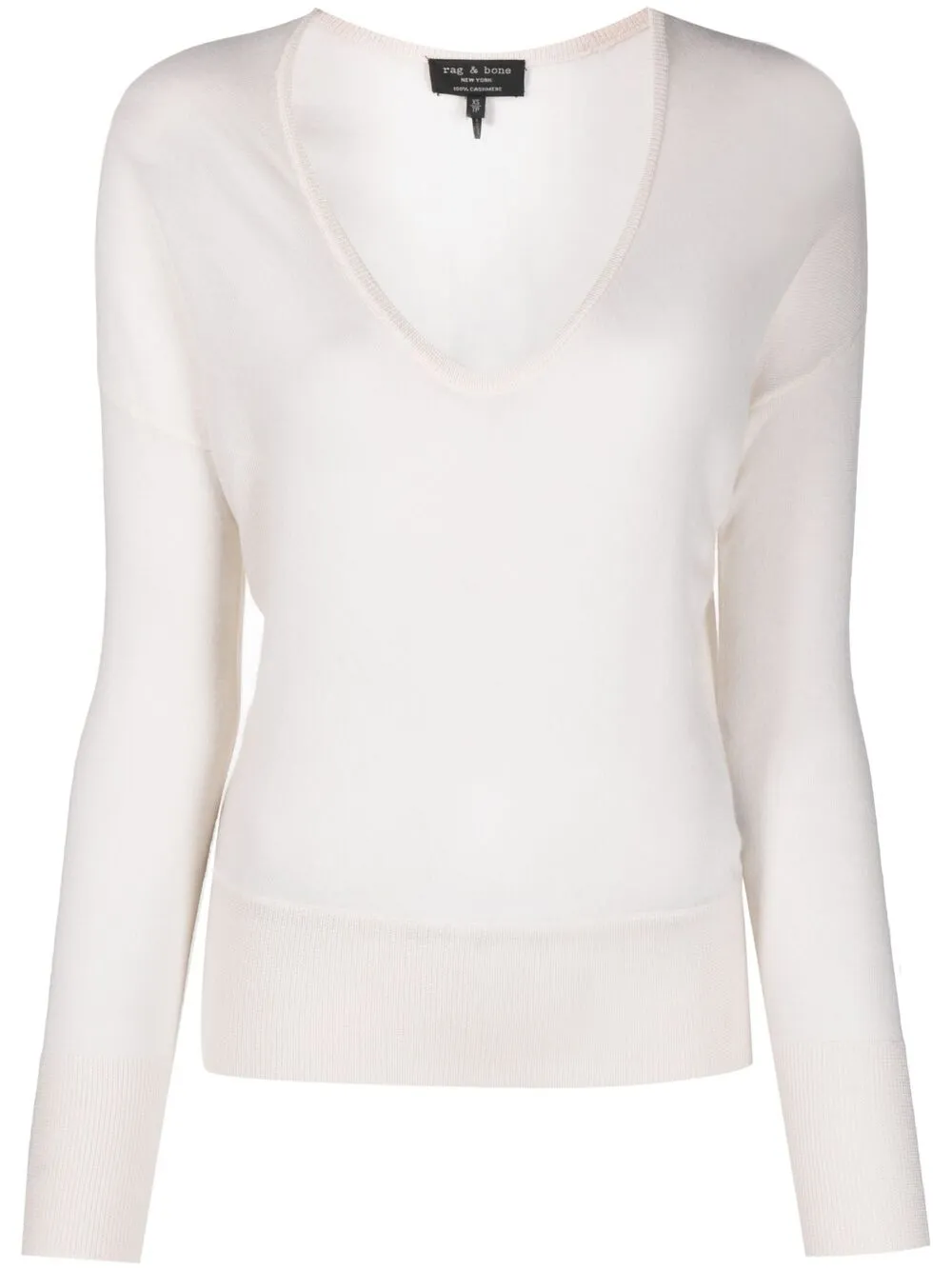 

rag & bone semi-sheer jumper - Neutrals