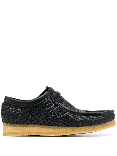 clarks faux leather shoes