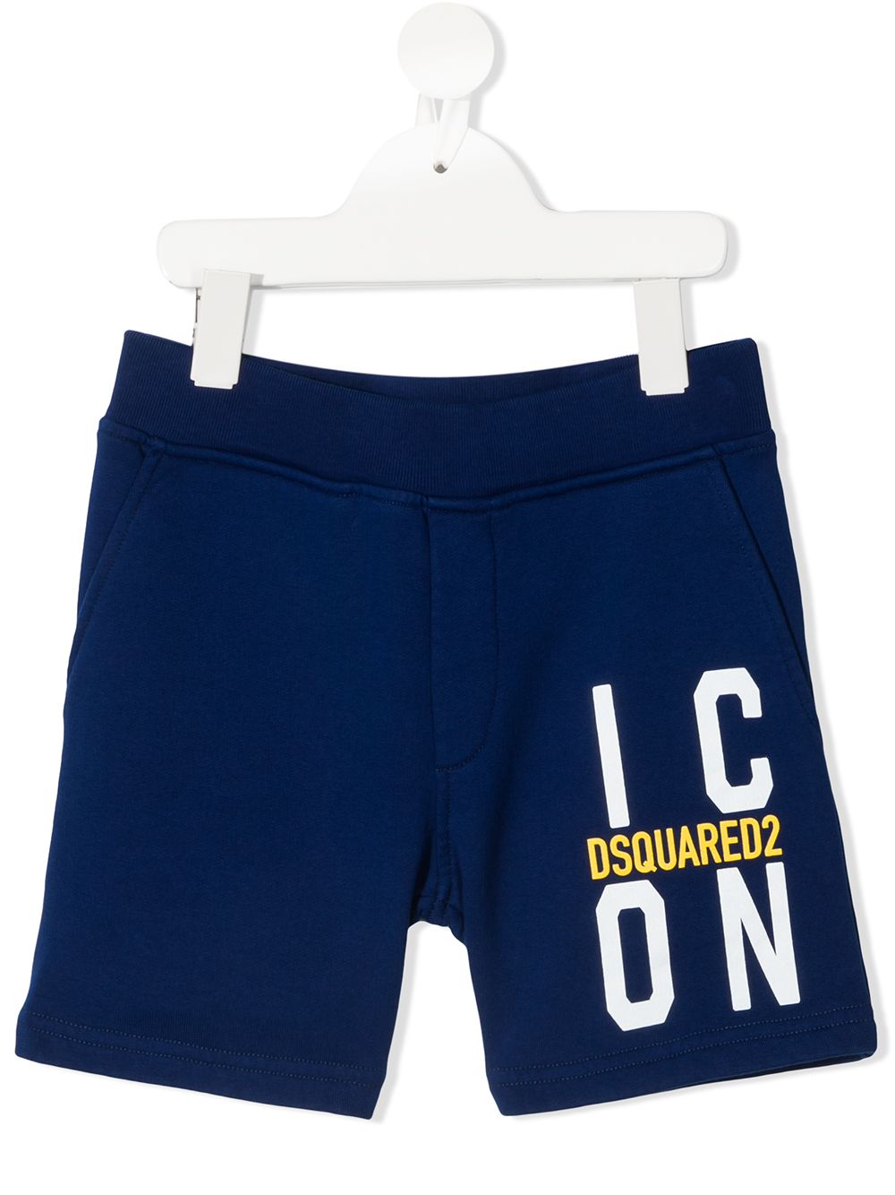 фото Dsquared2 kids спортивные шорты с принтом icon