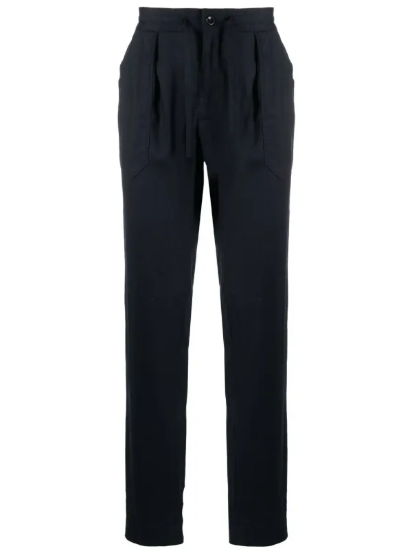 Incotex slim-cut carrot-fit trousers 