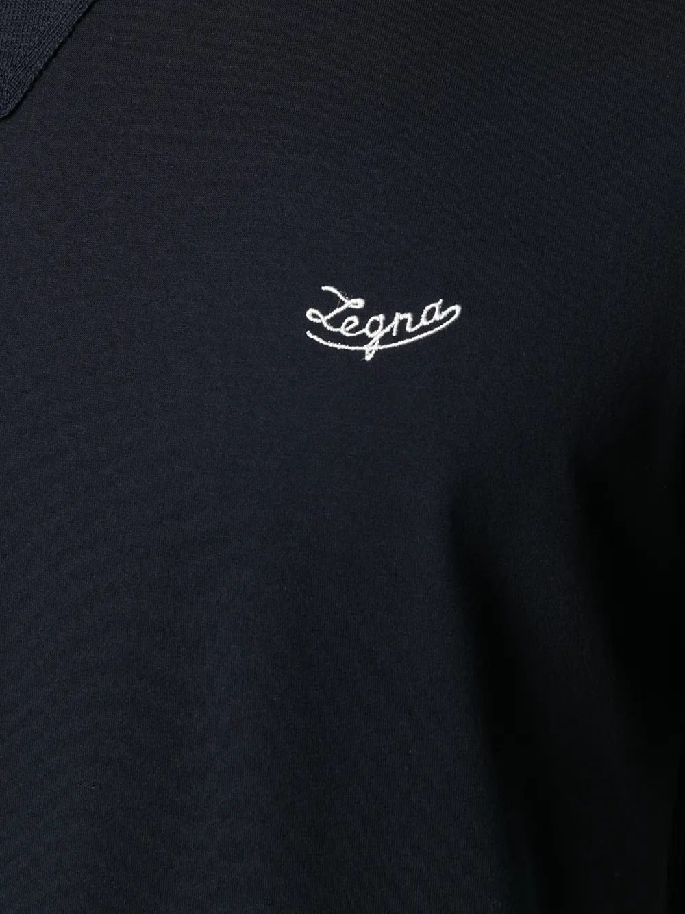 фото Ermenegildo zegna футболка с вышитым логотипом