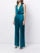 Michelle Mason satin halterneck jumpsuit