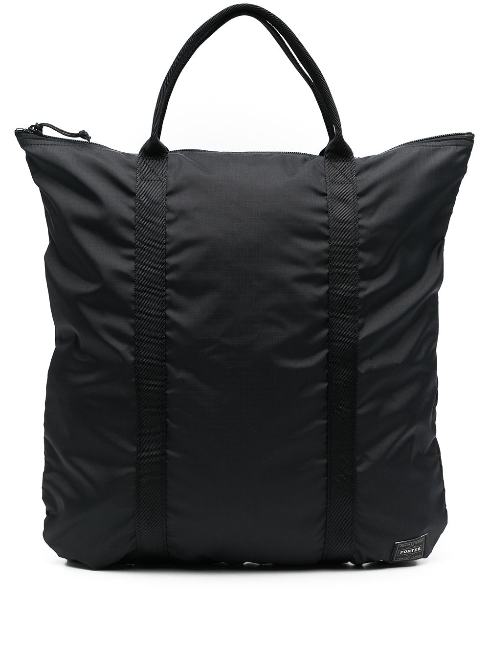 Porter-Yoshida & Co. logo-patch Zipped Backpack - Farfetch