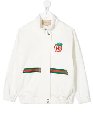 Gucci strawberry outlet jacket