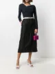 Image 2 of Moschino Pre-Owned 2000s embroidered pattern A-line skirt