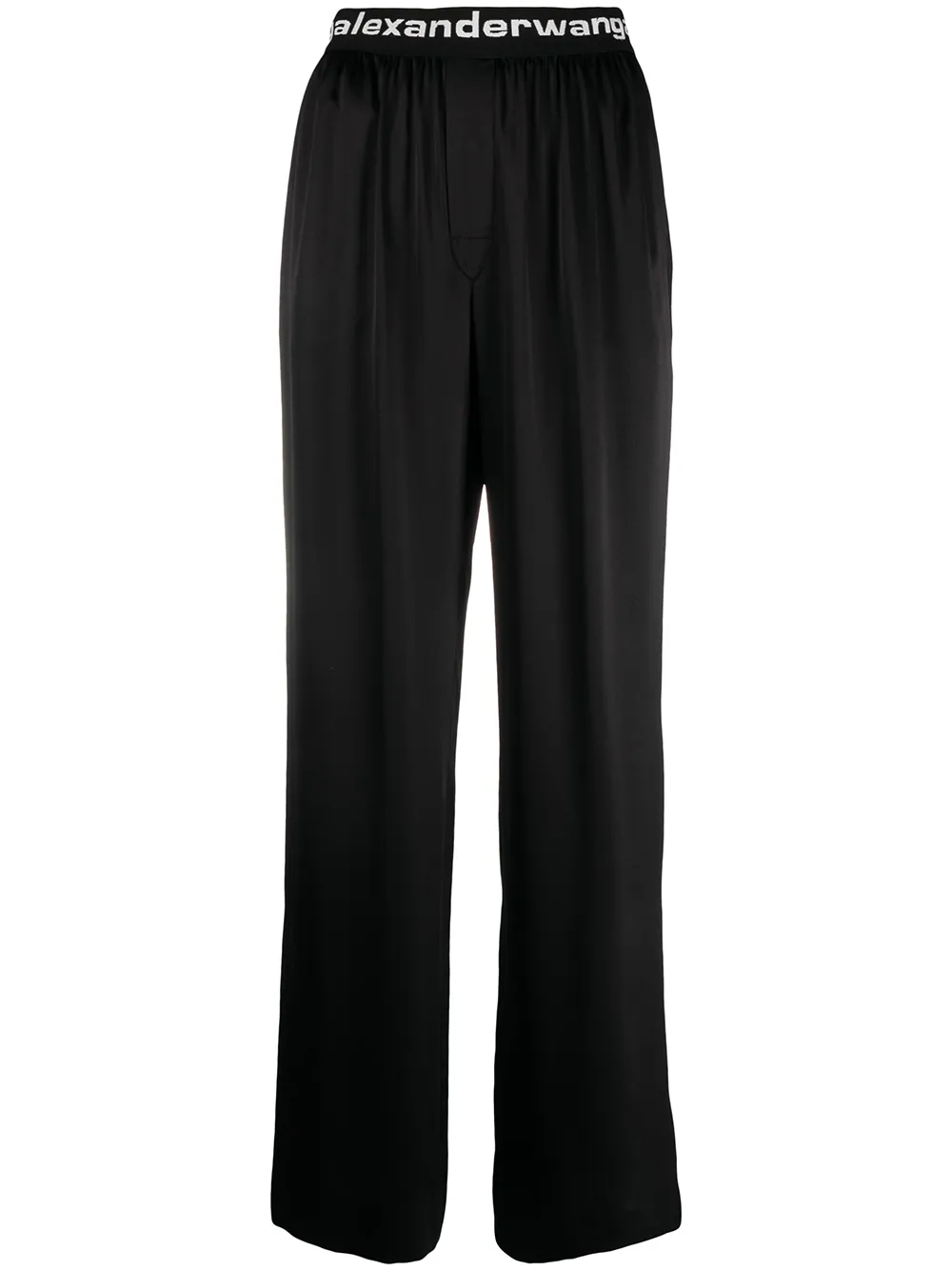 фото Alexanderwang.t high-rise wide-leg silk trousers