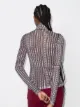 Nanushka Blusa Larson com logo corrido
