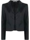 Fendi Pre-Owned 1990 single-breasted cropped jacket - Blue